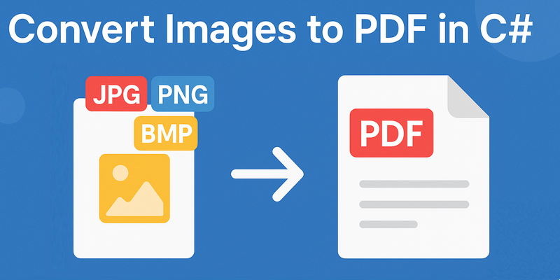 Visual guide for Convert Images to PDF in C#