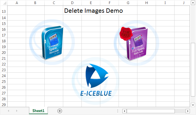 Delete Images from Excel Worksheet in C#