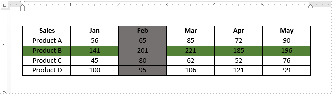 How to Delete Rows and Columns from a Word Table in C#, VB.NET