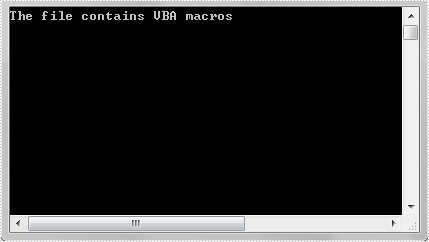 Determine if an Excel File Contains VBA Macros in C#, VB.NET