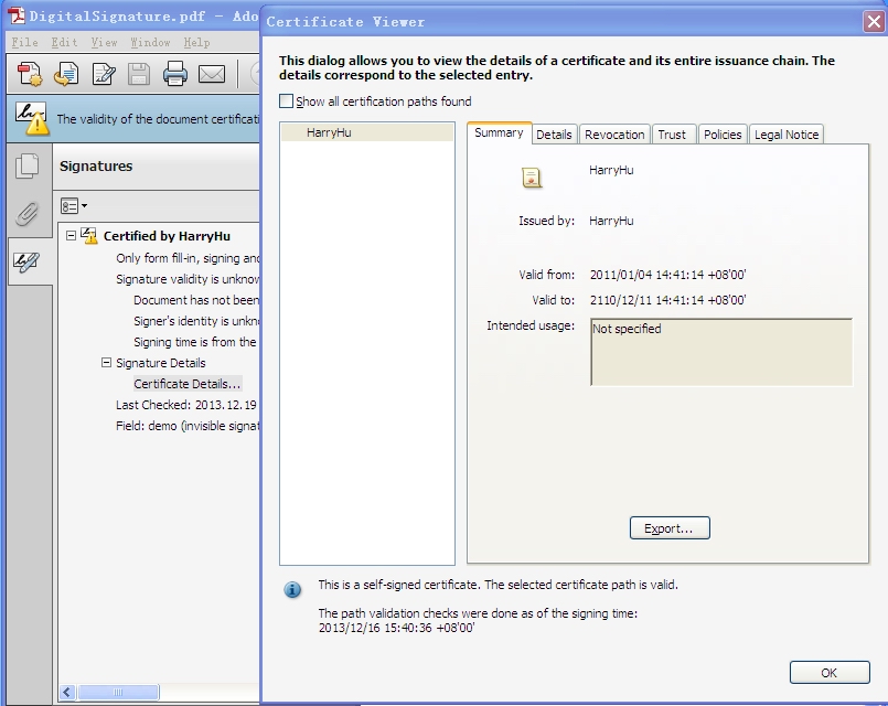 C#/VB.NET: Add or Remove Digital Signatures in PDF
