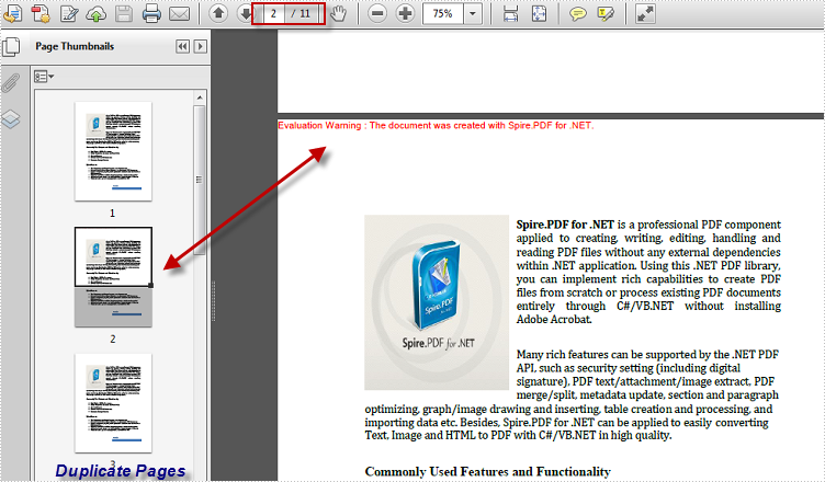 How to Duplicate a Page within a PDF Document in C#, VB.NET