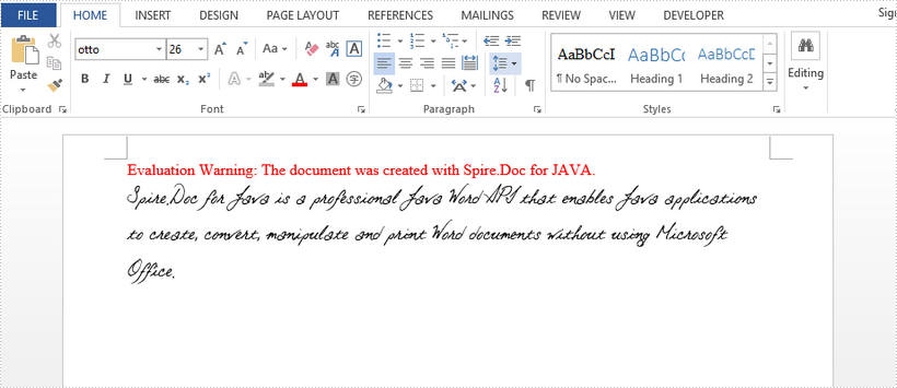 Embed Private Fonts When Saving Word to DOCX and PDF in Java
