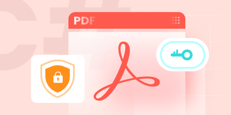 Visual guide for Encrypt PDF or Decrypt PDF in C#