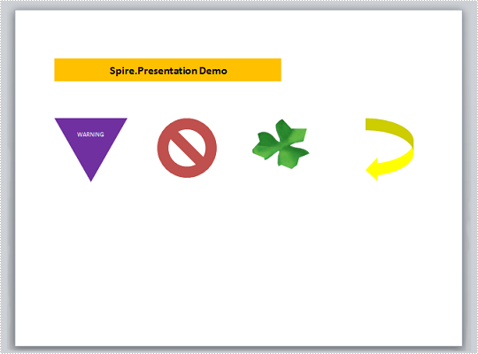 How to Export Shapes as Images in PowerPoint in C#, VB.NET