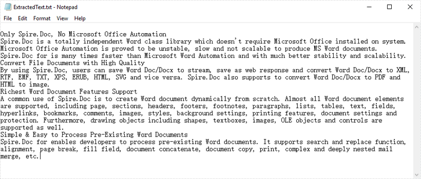 Extract Text and Images from Word in Java