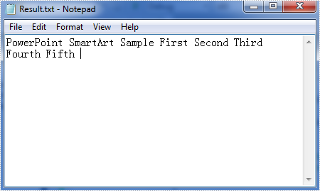 How to Extract Text from SmartArt in PowerPoint in C#, VB.NET