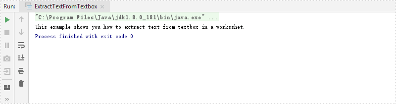 Extract Text from Textbox in Excel in Java