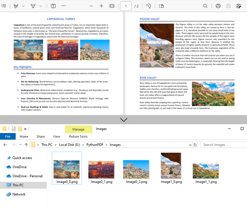 Extract all images from an entire PDF file.