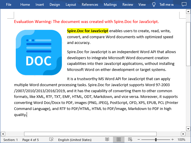 Find the first occurrence of a specified text and highlight it