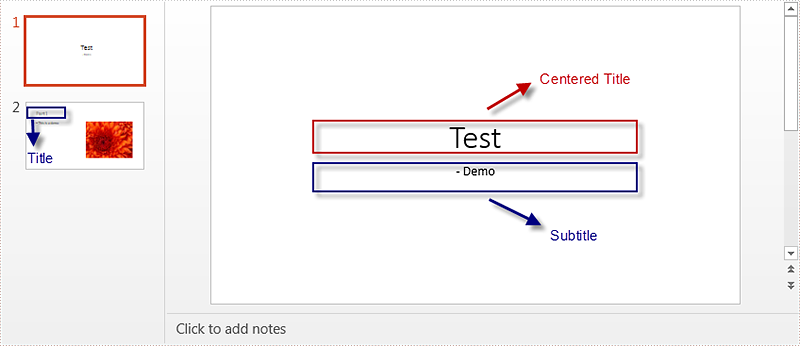 How to Get the Titles of All Slides with C#