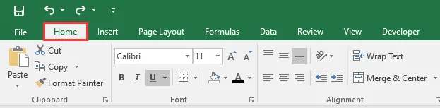 Ir a la Pestaña de Inicio en Excel para Eliminar Hipervínculos