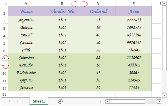 Hide or Unhide Excel Row and Column in WPF