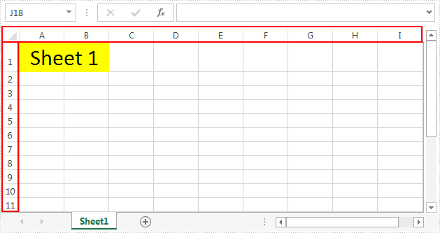 Hide or Show Row Column Headers in Excel with C#