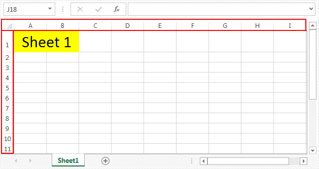 Hide Or Show Row Column Headers In Excel With C