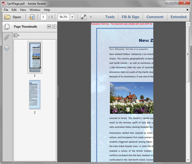 Splitting PDFs into Separate Pages