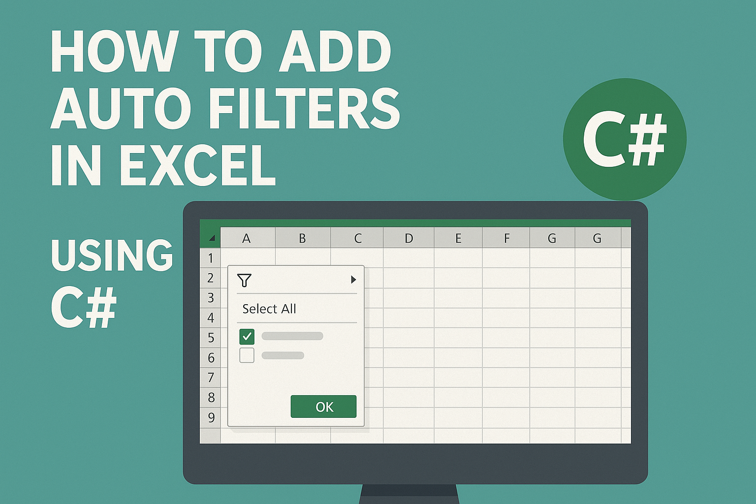 How to Add Auto Filters in Excel Using C#