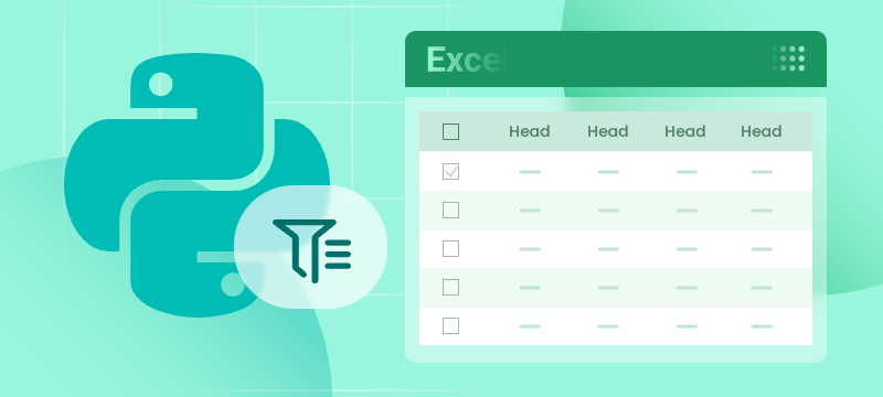 filter excel pivot table data in python