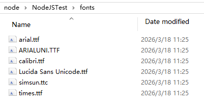 Add folders in Node.js project