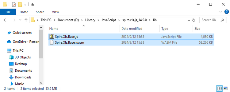 Get Spire.XLS for JavaScript library