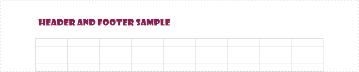 Insert Header and Footer to Excel with C#, VB.NET in WPF