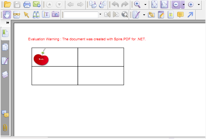Insert an Image to PDF Grid Cell in C#