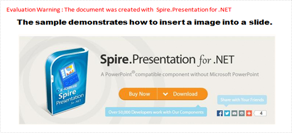 Insert image in PPT document