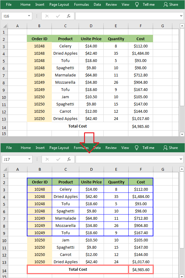 Java: Add Cell Borders in Excel