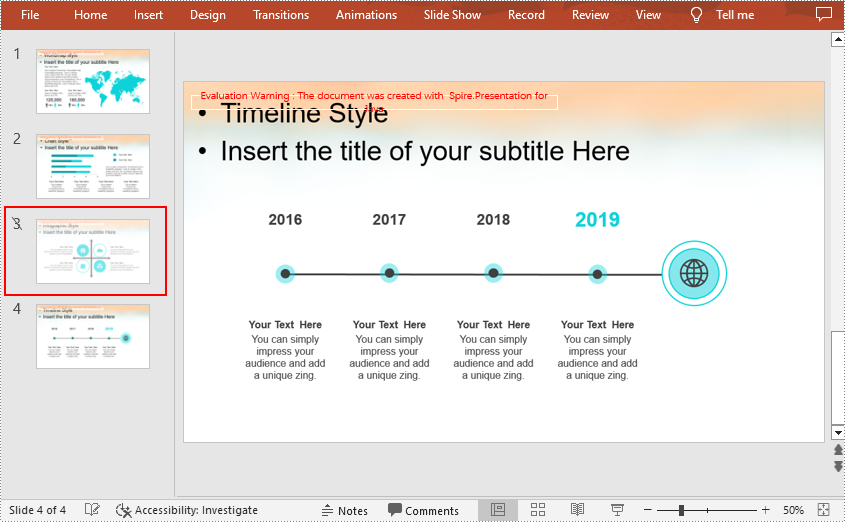 Java: Add, Hide or Delete Slides in PowerPoint