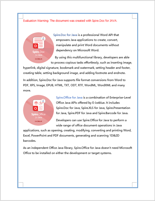 Java: Add, Modify, or Remove Word Page Borders