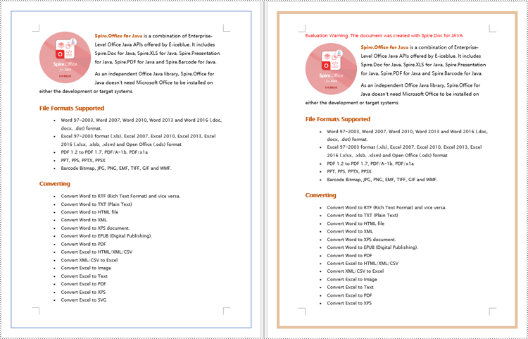 Java: Add, Modify, or Remove Word Page Borders