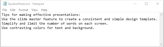 Java: Add, Read or Delete Speaker Notes in PowerPoint