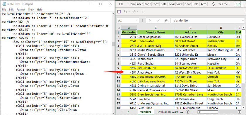 Java: Convert Excel to Office Open XML and Vice Versa