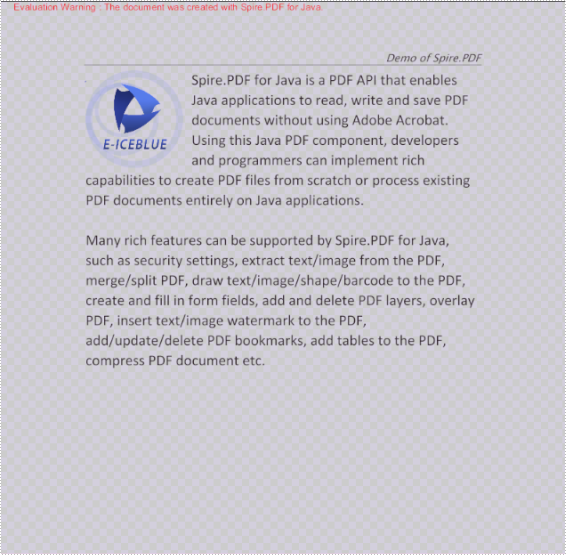 Java: Convert PDF to Images with Transparent Background