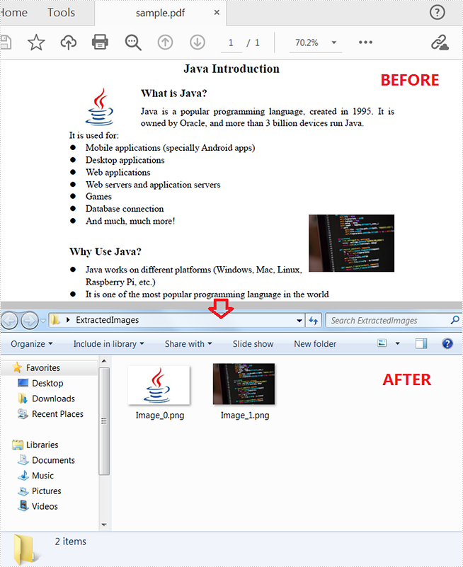 Java: Extract Images from a PDF Document