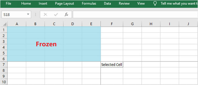 Java Freeze Rows and Columns in Excel