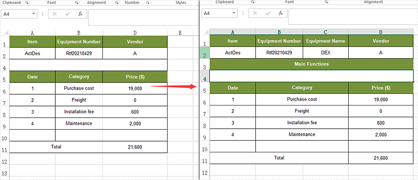 Java: Hide or Show Rows or Columns in Excel