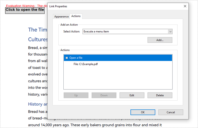 Create File-Open Actions in PDF with Java
