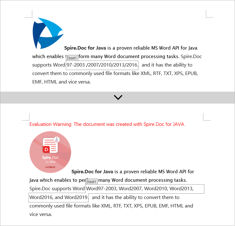 Java: Modify Content Controls in Word documents