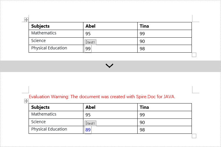 Java: Modify Content Controls in Word documents