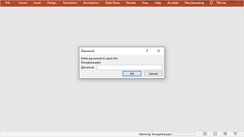 Java: Protect or Unprotect PowerPoint Documents