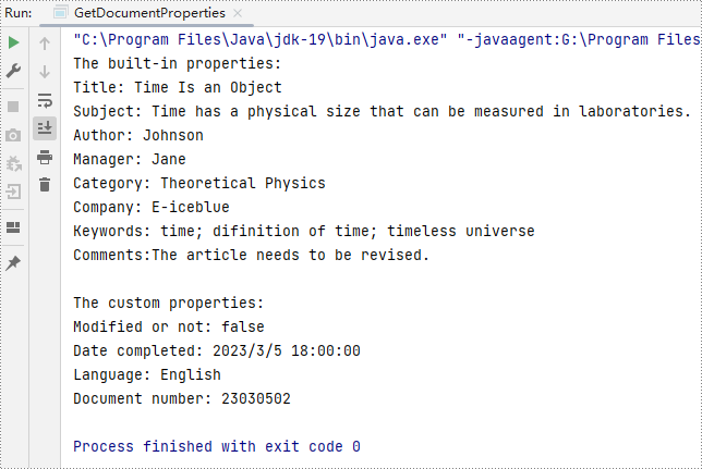 Java: Read or Remove Properties from Word Documents