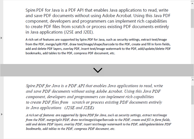 Java: Replace Fonts in a PDF Document