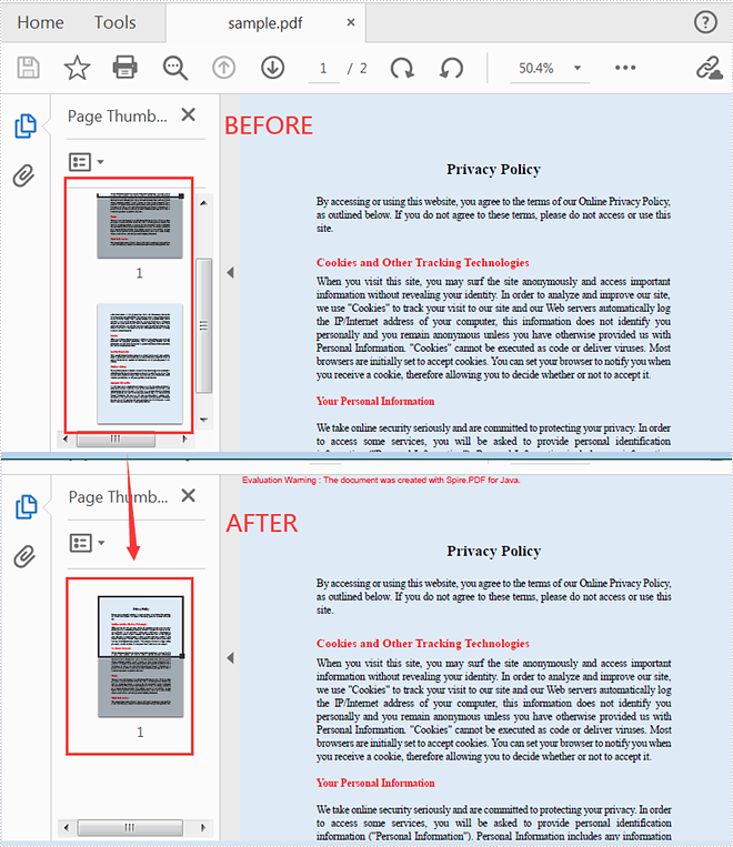 Java: Add or Delete Pages in PDF Documents