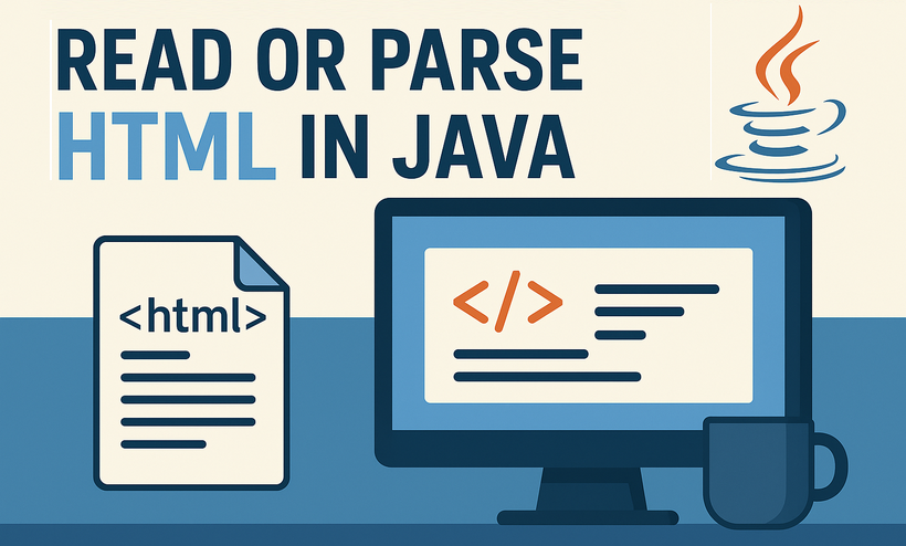 Learn how to read or parse HTML in Java