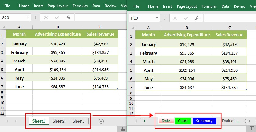 java rename excel worksheets and set tab colors