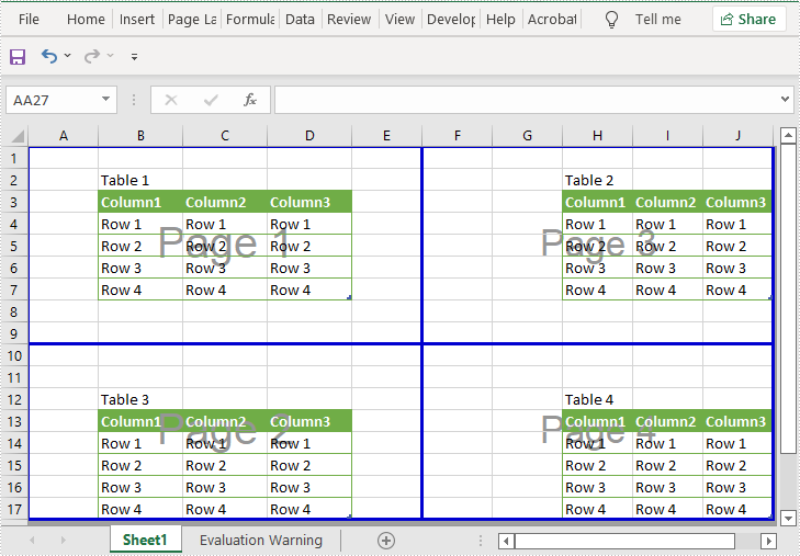 Java: Add or Delete Page Breaks in Excel