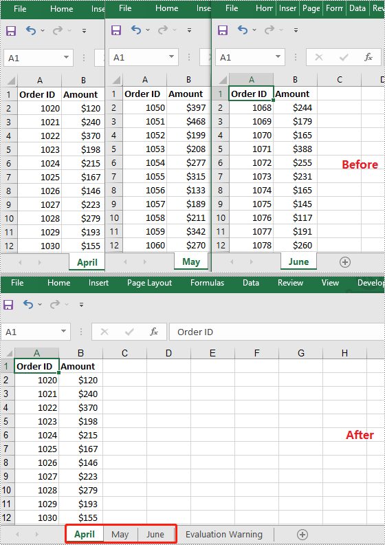 Merge Multiple Excel Workbooks into One