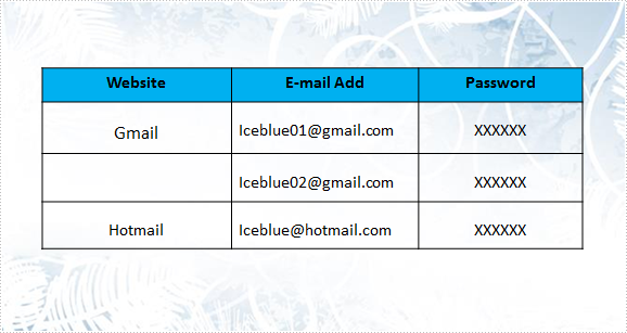 Merge table cells on PowerPoint Slide