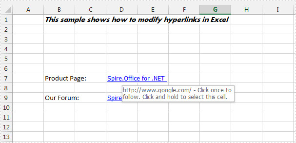 How To Modify Hyperlinks In Excel In C Vb 